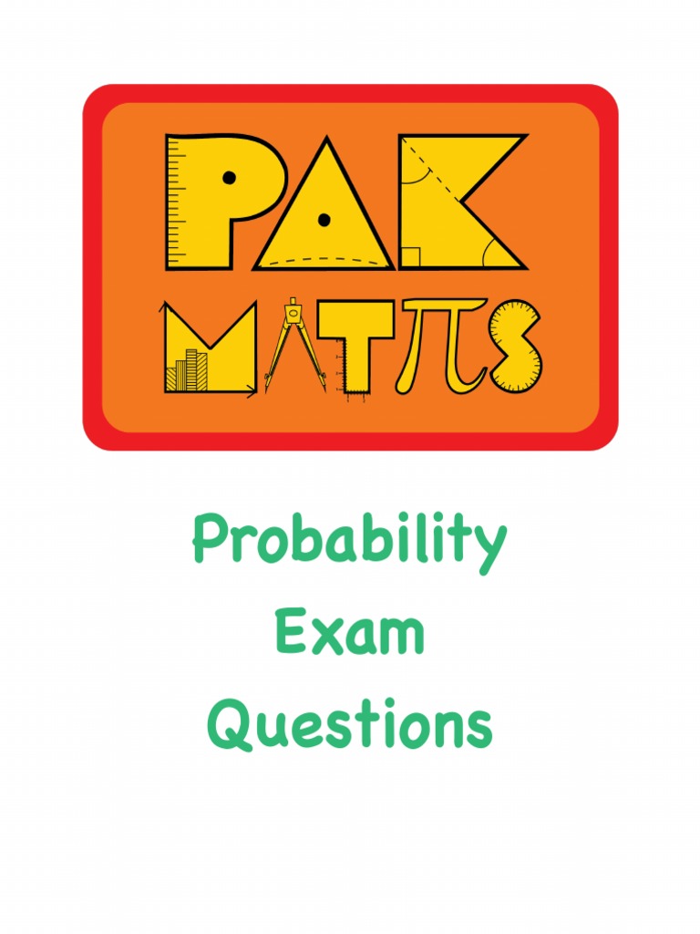 5 s1 probability questions pdf mathematics mathematical concepts