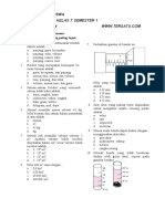 Soal Uh Ipa Kelas 7 Semester 1 Bab Pengukuranpdf