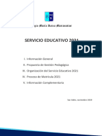 Colegio María Reina Marianistas - Servicio Educativo 2021