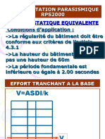 Formation Rps2000 (Methode Statique Equivalente)