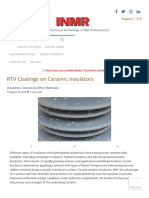 RTV Coatings On Ceramic Insulators: Enriching Technical Knowledge of T&D Professionals