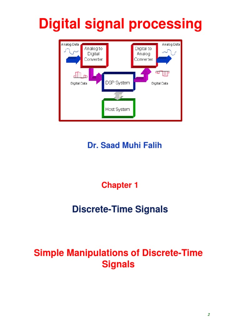 Lec3 Digital Signal Process PDF InputOutput Model Multiplication