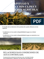 Interacción clima y producción agrícola: factores que influyen