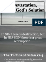 Sin's Devastation, God's Solution: Genesis 3: 1-15