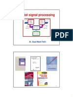 Digital Signal Processing: Dr. Saad Muhi Falih