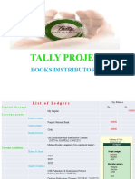 Tally Project: Books Distributors