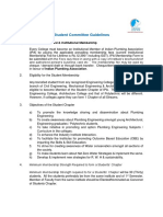 Student Chapter Formation Guidelines