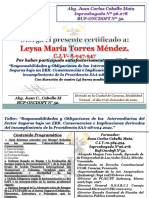 Certificado Participacion Leysa Torres