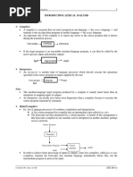 Introduction, Lexical Analysis 1.1 Language Processors:: Compiled By: Dept. of CSE SJEC, M'luru