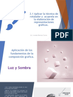 2.1 Aplicar La Técnica de Rotulador y Acuarela en La Elaboración de Representaciones Gráficas