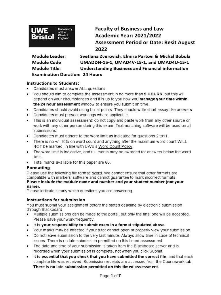 Analysis of Financial Performance and Position of Mosaic PLC PDF