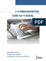 Costos y Presupuestos con S10 y Excel