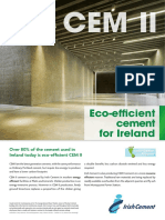 Over 80% of The Cement Used in Ireland Today Is Eco-Efficient CEM II