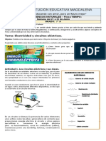 Institución Educativa Magdalena ": Tema: Electricidad y Circuitos Eléctricos