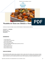 Picadinho de Carne Com Batatas e Cenoura