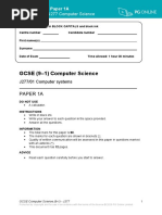 J277-01 Computer Systems Paper 1A