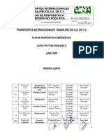 Plan de Respuestas A Emergencias Poza Rica .