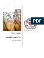 Makalah Karunia-Karunia Roh