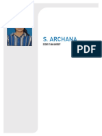 S. Archana: Student at Anna University