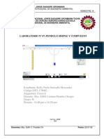 Péndulo simple y compuesto: experimento y análisis