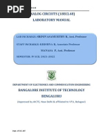 ANALOG CIRCUITS LAB (18ECL48) Manual 2021-22-STUDENT