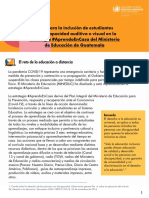 Guia para Inclusion de Estudiantes Con Discapacidad Ajustes Razonables