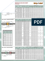 Dimensions and Data Sheet: Metric Units