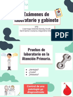 Exámenes de Laboratorio y Gabinete