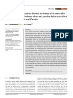 Swine Enteric Coronavirus Disease - A Review of 4 Years With Porcine Epidemic Diarrhoea Virus and Porcine Deltacoronavirus in The United States and Canada