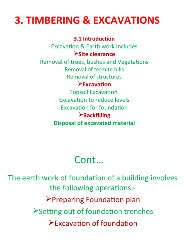 22timbering and Excavation 3 | PDF | Deep Foundation