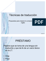 Técnicas de Traducción