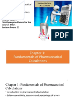 Chapter 1 Fundamentals of Pharmaceutical Calculations