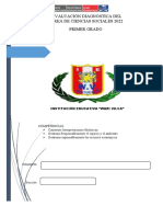 Evaluacion de Diagnostico de Ccss 1er Grado - 2022