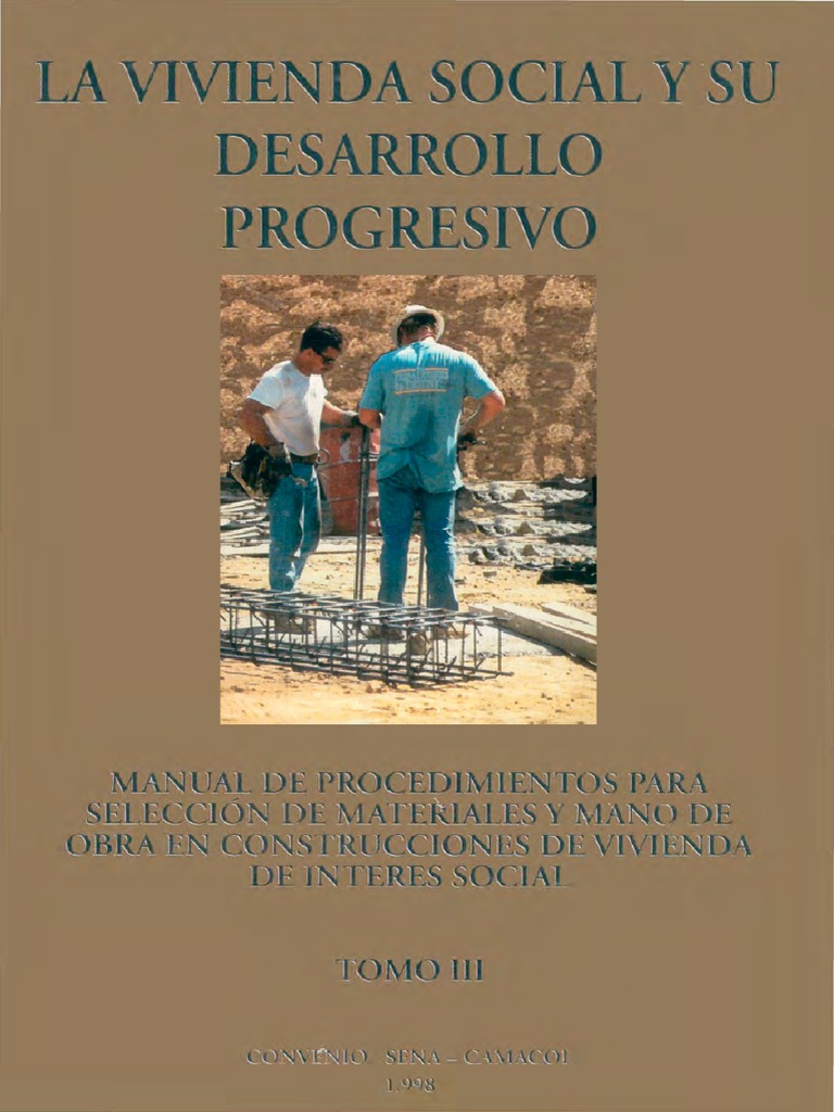 Manual de Vivienda Social en Colombia | PDF | Presupuesto | Hormigón