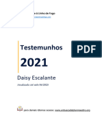 Testemunhos Daisy Escalante 2021 - Sonhos e Visões - Dom de Profecia