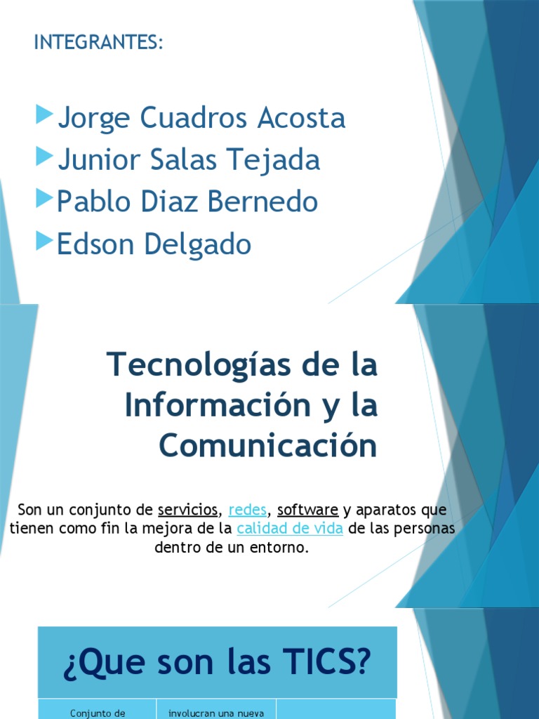 Tics - FUNDAMENTOS | PDF | Tecnología de información y comunicaciones ...