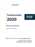 Testemunhos Daisy Escalante 2020 - Sonhos e Visões - Dom de Profecia