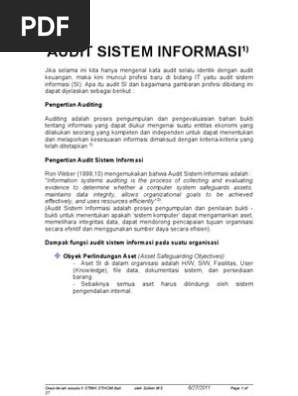 Audit Sistem Informasi