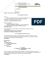 Processo de geração e distribuição de vapor em indústria de pneus