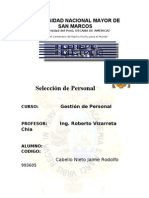 Seleccion de Personal - Trabajo de Gestion de Personal