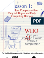 Computer 1stQ Lesson 2 - The Modern Computers-How They All Began and Early Computing Devices