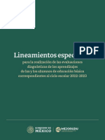 Lineamientos Evaluaciones Diagnosticas 2022