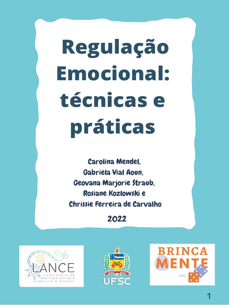 Técnicas de Regulação Emocional Infantil | PDF | Emoções | Pensamento