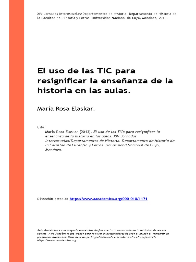CLASSROOM LECTURA Y ANÁLISIS El Uso de Las TIC para Resignificar La ...