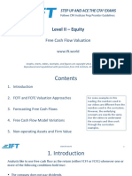 Level II - Equity: Free Cash Flow Valuation