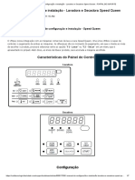 Instalação e configuração de lavadora e secadora Speed Queen