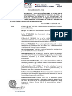 Modificaciones a resolución sobre estados financieros y dictámenes de auditoría