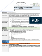 4.-Ficha de Actividades Del Proyecto 4 Eca - 2021 Eca Cuarto