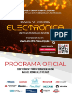 Programa Semana Ingeniería Electrónica 2022