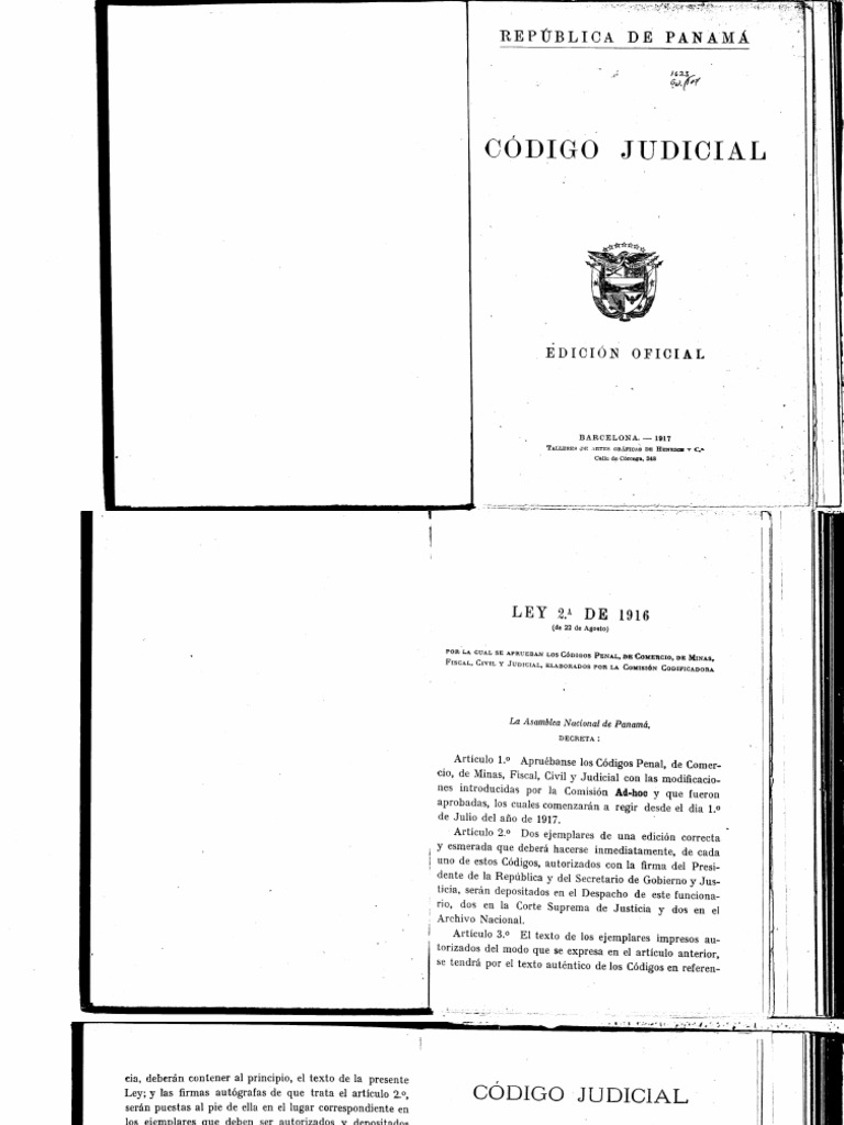 Codigo Judicial | PDF